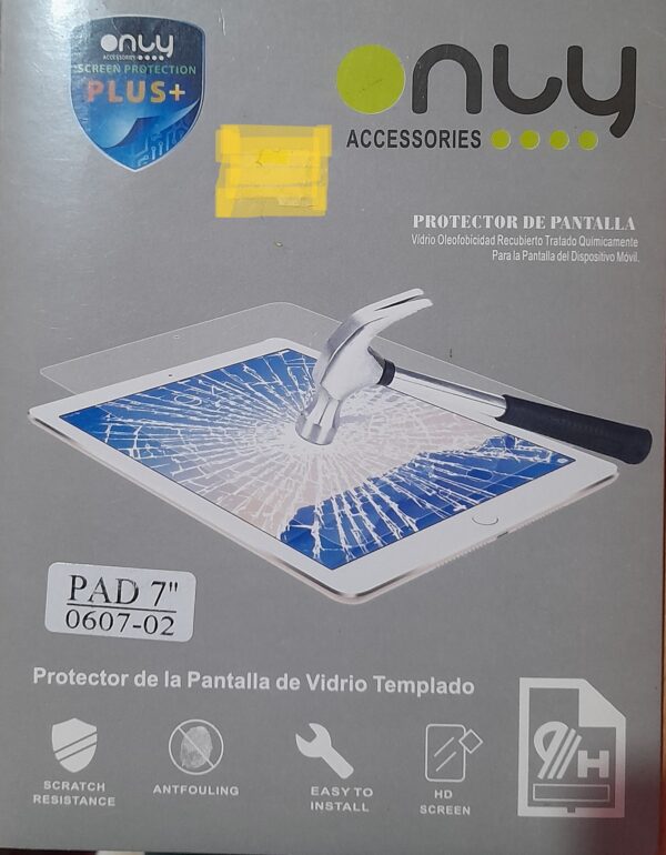 VIDRIO TEMPLADO PROTECTOR PARA TABLET 7'' - Imagen 2